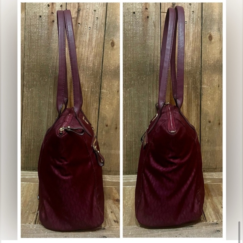 Michael Kors Purple Tote Bag with Dust Cover EUC - Picture 6 of 6